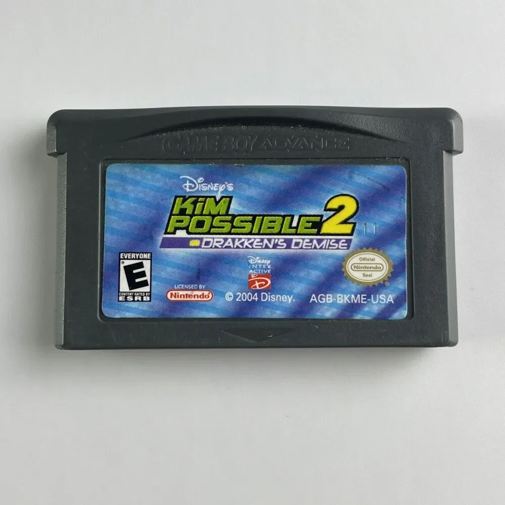 Kim Possible 2 Drakken's Demise (Nintendo Game Boy Advance, 2004) Cartridge Only